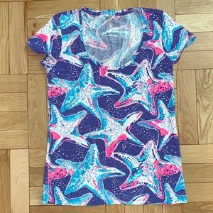 SUPER CUTE Lilly Pulitzer T Shirt NEVER WORN Sz S